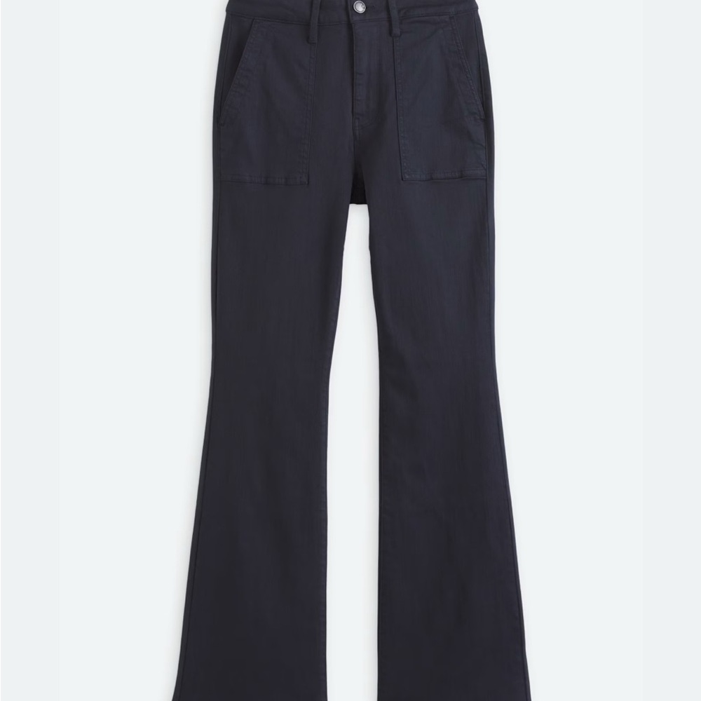 Cosmic Blue Love Navy Flared Pants Size 32